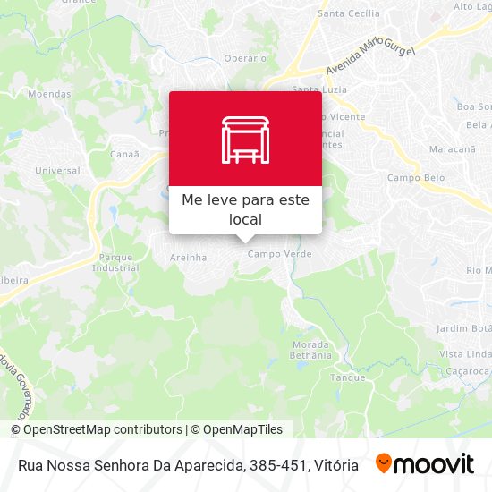 Rua Nossa Senhora Da Aparecida, 385-451 mapa