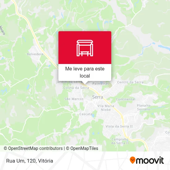 Rua Um, 120 mapa
