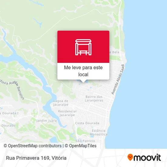 Rua Primavera 169 mapa