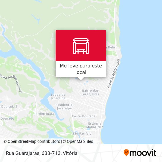 Rua Guarajaras, 633-713 mapa