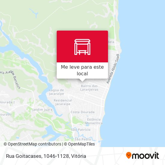 Rua Goitacases, 1046-1128 mapa