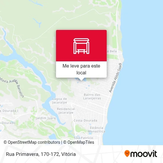 Rua Primavera, 170-172 mapa