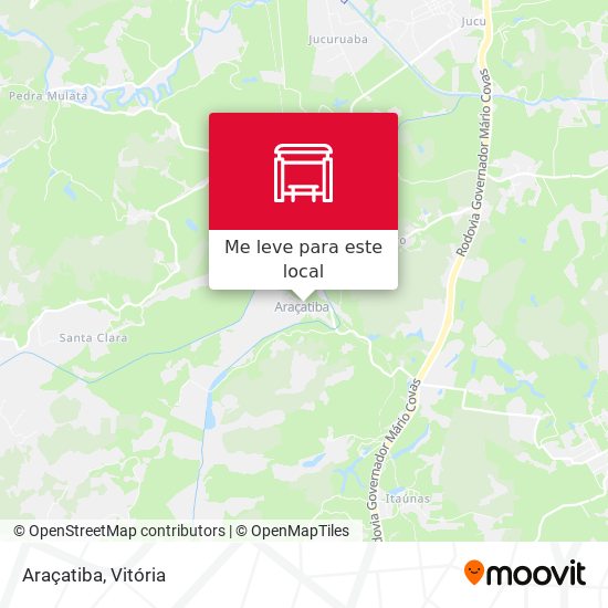 Araçatiba mapa