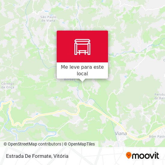 Estrada De Formate mapa