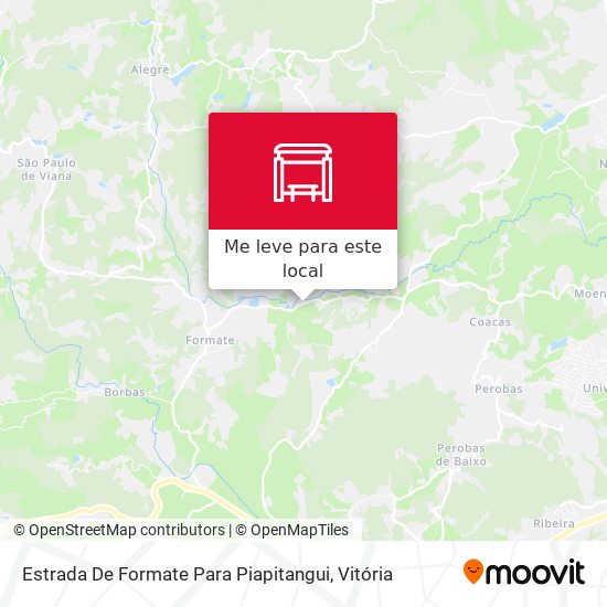 Estrada De Formate Para Piapitangui mapa