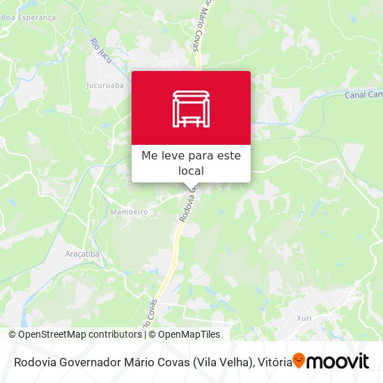 Rodovia Governador Mário Covas (Vila Velha) mapa