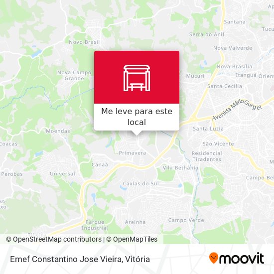 Emef Constantino Jose Vieira mapa