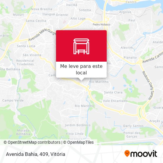 Avenida Bahia, 409 mapa