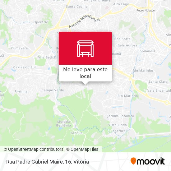 Rua Padre Gabriel Maire, 16 mapa