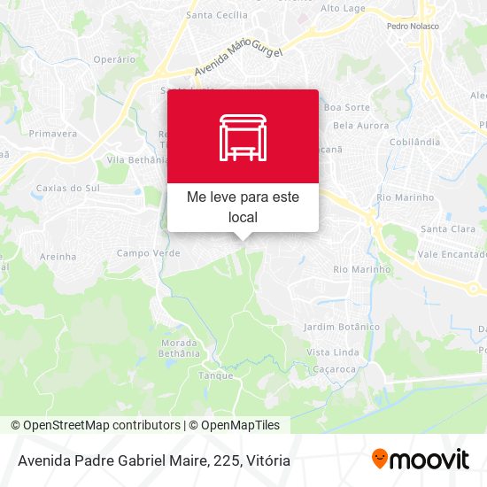 Avenida Padre Gabriel Maire, 225 mapa