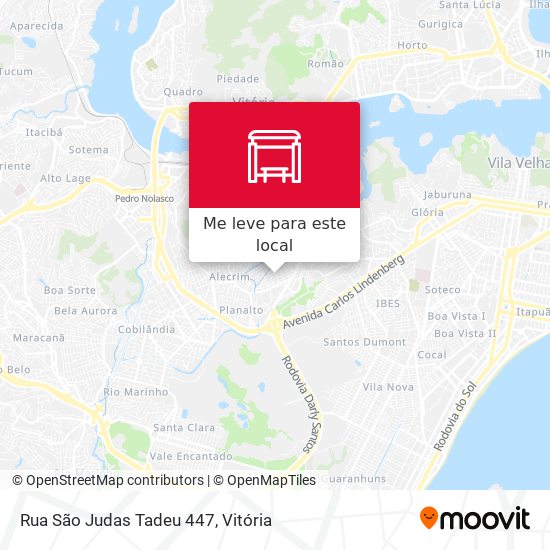 Rua São Judas Tadeu 447 mapa