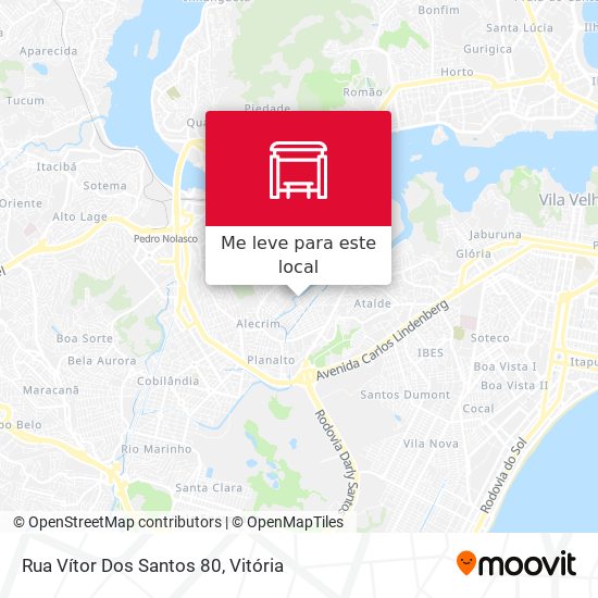 Rua Vítor Dos Santos 80 mapa