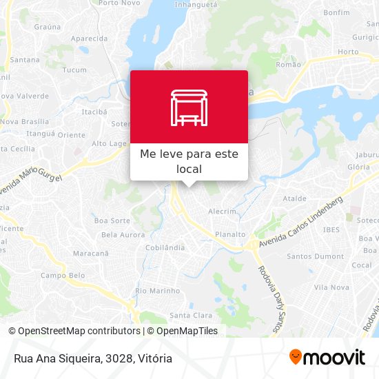 Rua Ana Siqueira, 3028 mapa