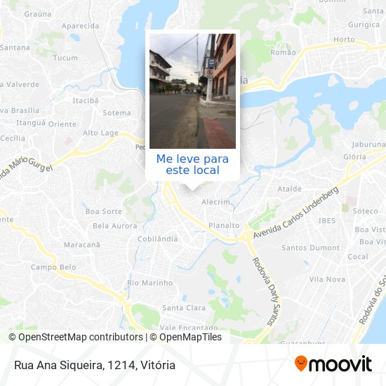 Rua Ana Siqueira, 1214 mapa