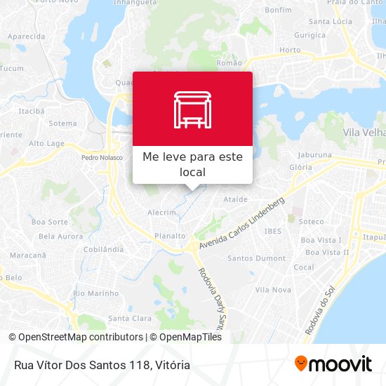 Rua Vítor Dos Santos 118 mapa