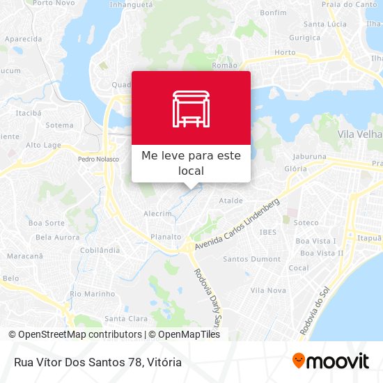 Rua Vítor Dos Santos 78 mapa