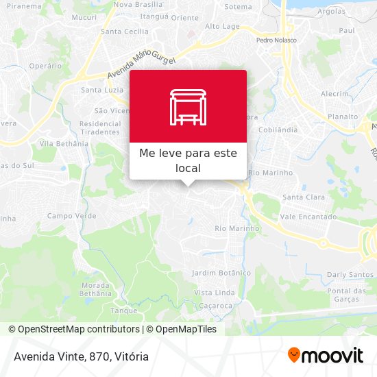 Avenida Vinte, 870 mapa