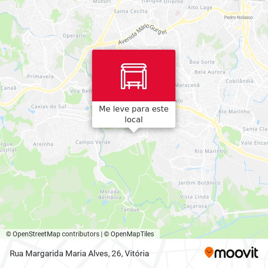 Rua Margarida Maria Alves, 26 mapa