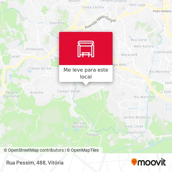 Rua Pessim, 488 mapa