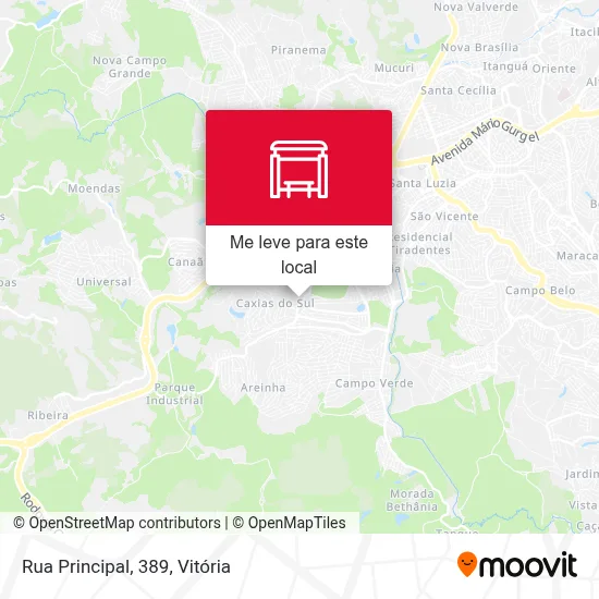 Rua Principal, 389 mapa
