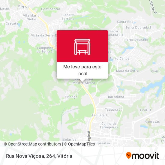 Rua Nova Viçosa, 264 mapa