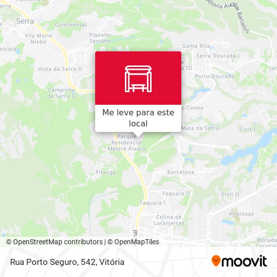 Rua Porto Seguro, 542 mapa