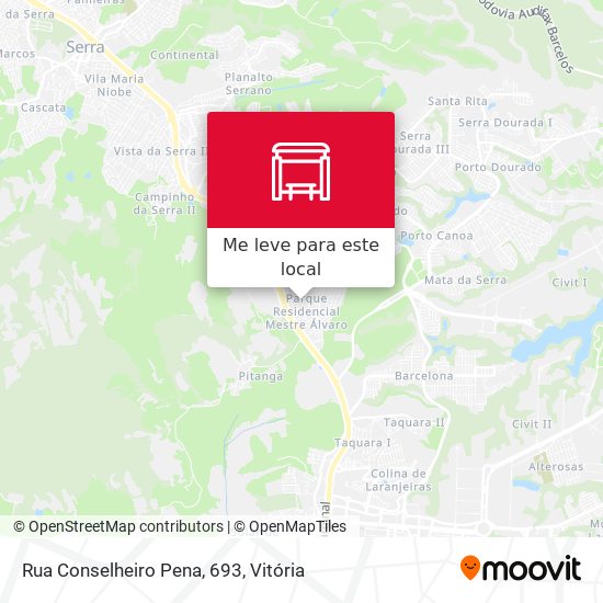 Rua Conselheiro Pena, 693 mapa