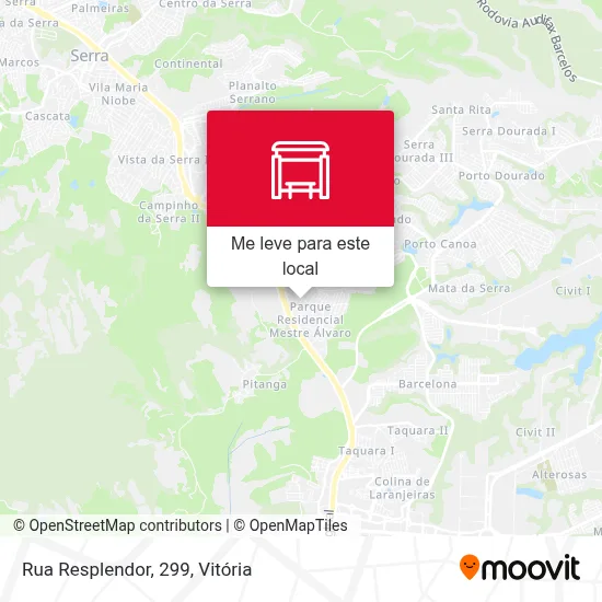 Rua Resplendor, 299 mapa