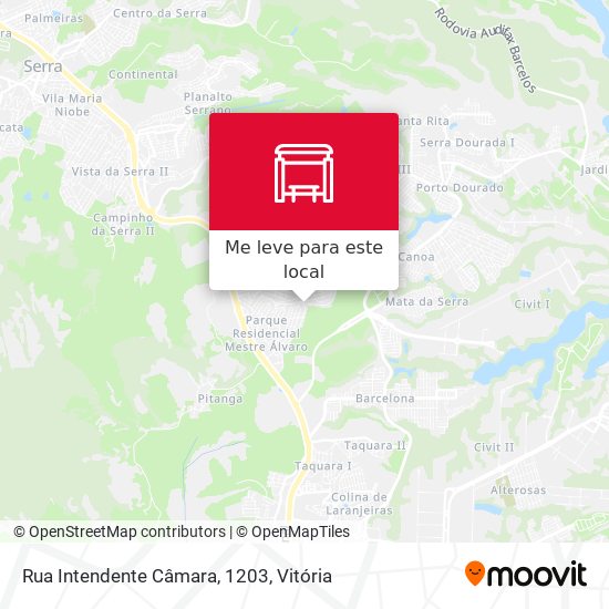 Rua Intendente Câmara, 1203 mapa