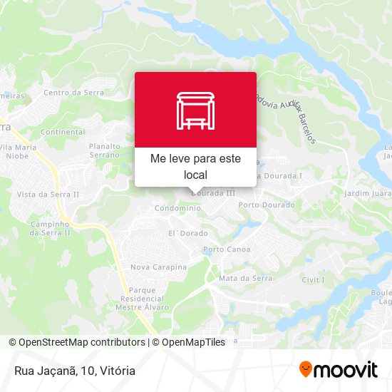Rua Jaçanã, 10 mapa
