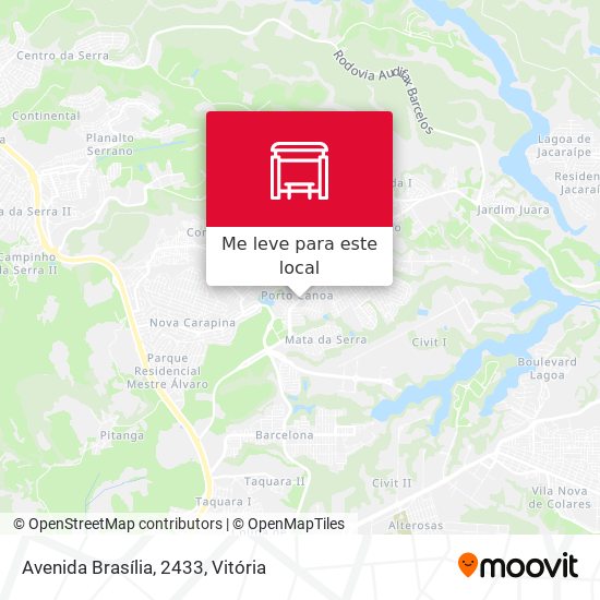 Avenida Brasília, 2433 mapa