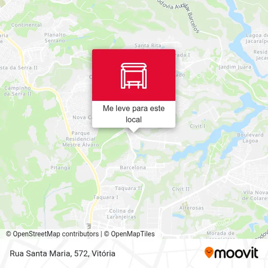 Rua Santa Maria, 572 mapa