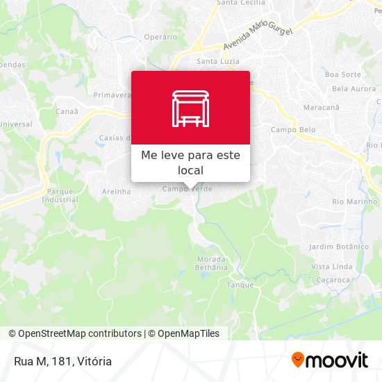 Rua M, 181 mapa