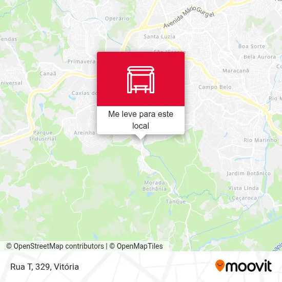 Rua T, 329 mapa