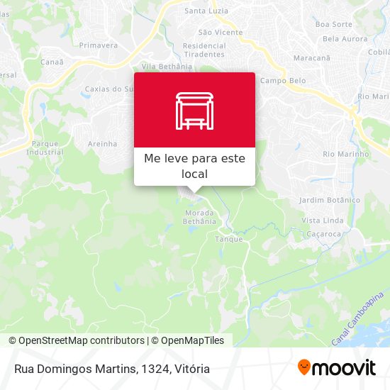 Rua Domingos Martins, 1324 mapa