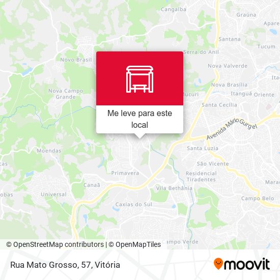 Rua Mato Grosso, 57 mapa