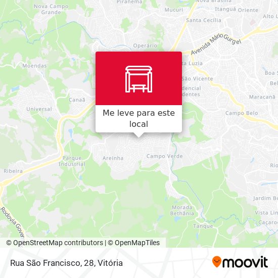 Rua São Francisco, 28 mapa
