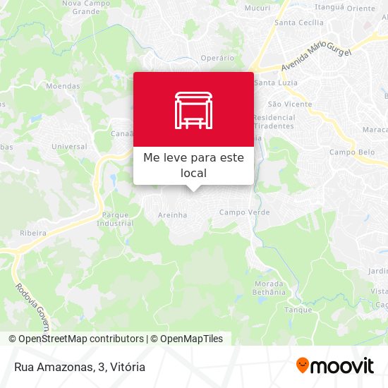 Rua Amazonas, 3 mapa