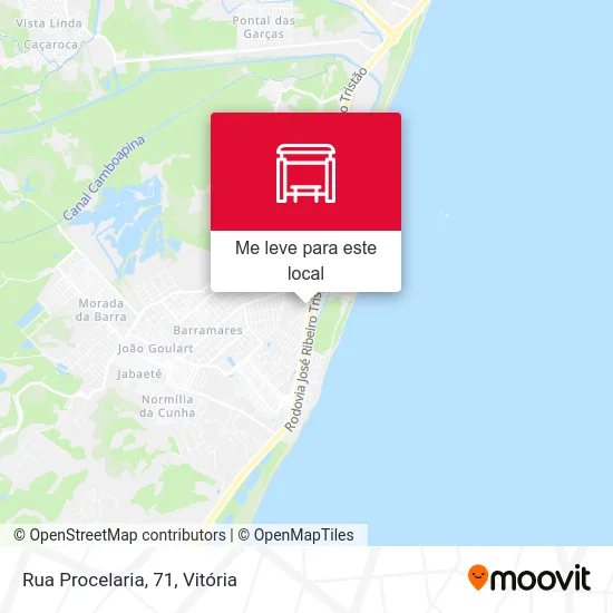Rua Procelaria, 71 mapa