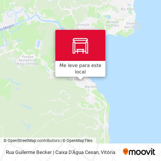 Rua Guilerme Becker | Caixa D'Água Cesan mapa