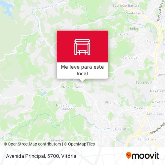 Avenida Principal, 5700 mapa