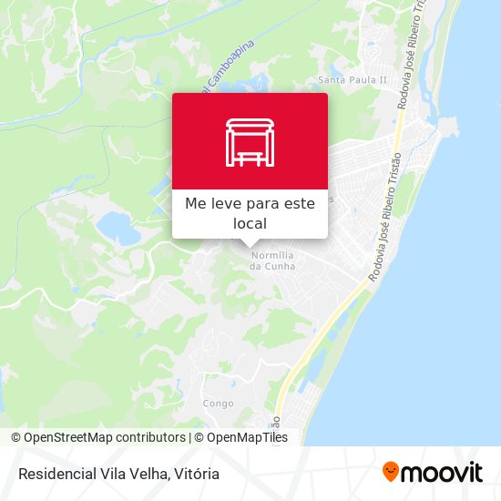 Residencial Vila Velha mapa