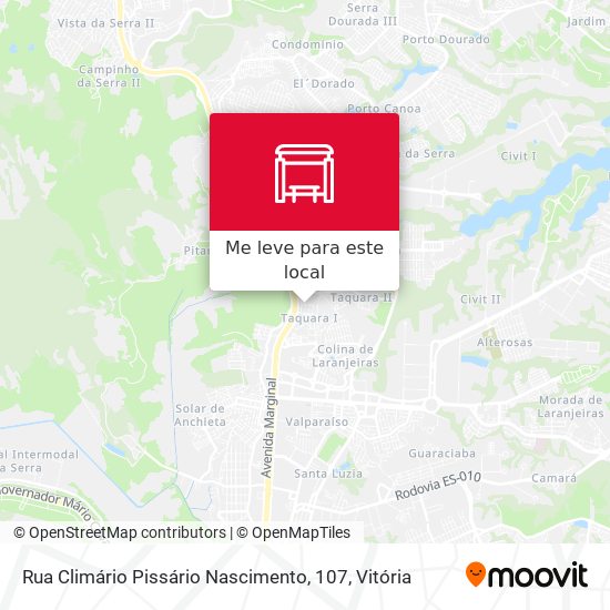 Rua Climário Pissário Nascimento, 107 mapa