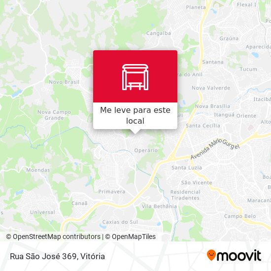 Rua São José 369 mapa