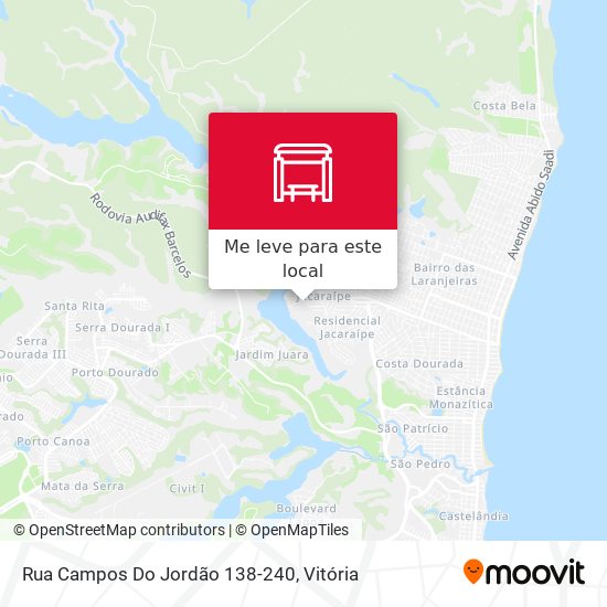 Rua Campos Do Jordão 138-240 mapa
