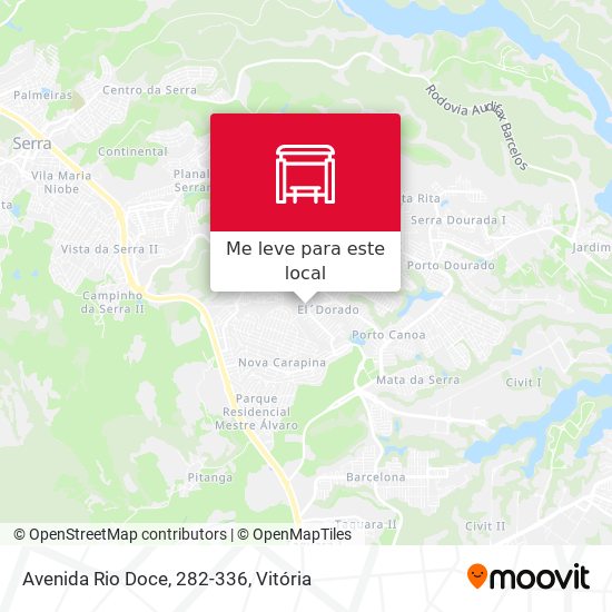 Avenida Rio Doce, 282-336 mapa