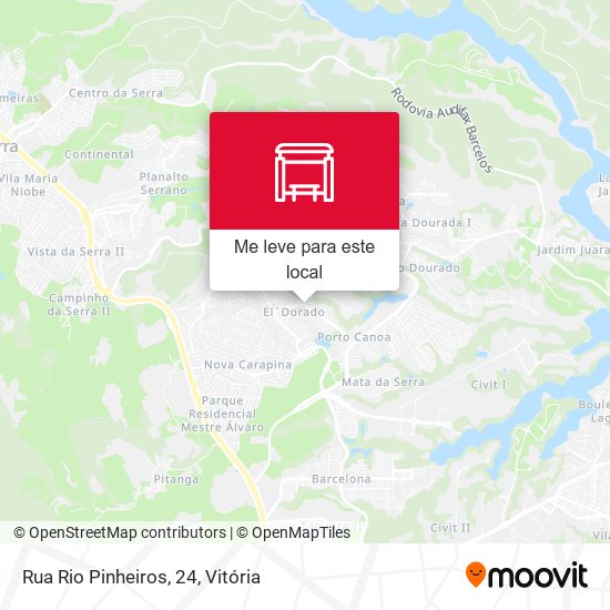 Rua Rio Pinheiros, 24 mapa