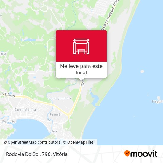 Rodovia Do Sol, 796 mapa