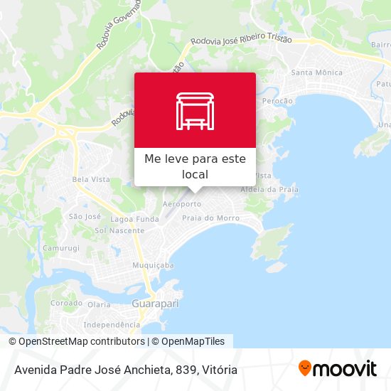 Avenida Padre José Anchieta, 839 mapa