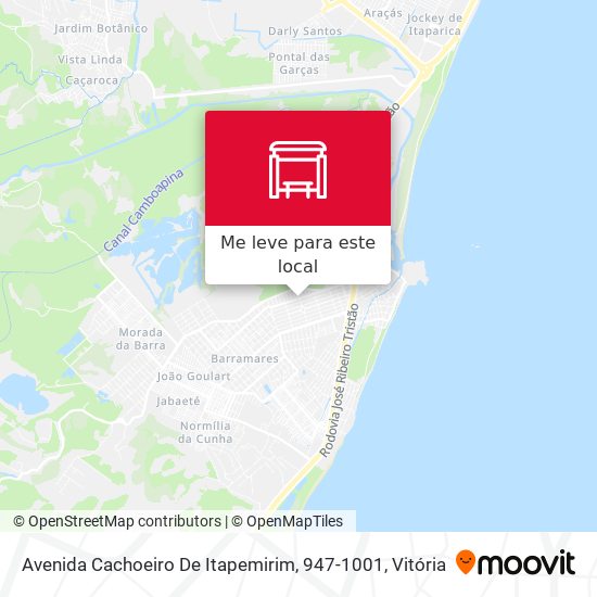 Avenida Cachoeiro De Itapemirim, 947-1001 mapa